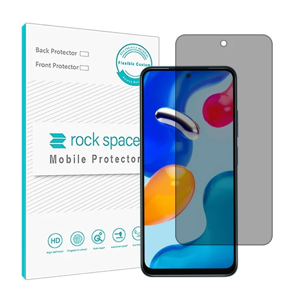 محافظ صفحه نمایش حریم شخصی راک اسپیس مدل HyPRV مناسب برای گوشی موبایل شیائومی Redmi Note 11 International
