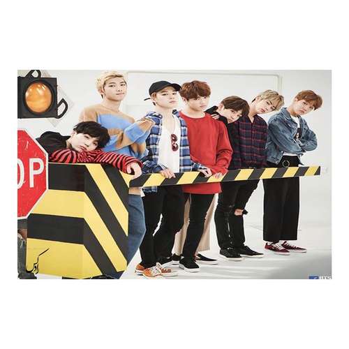 کارت پستال رادکس طرح بی تی اس مدل NE42