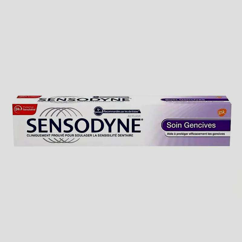 خمیر دندان سنسوداین مدل SOIN GENCIVES حجم 75 میلی لیتر