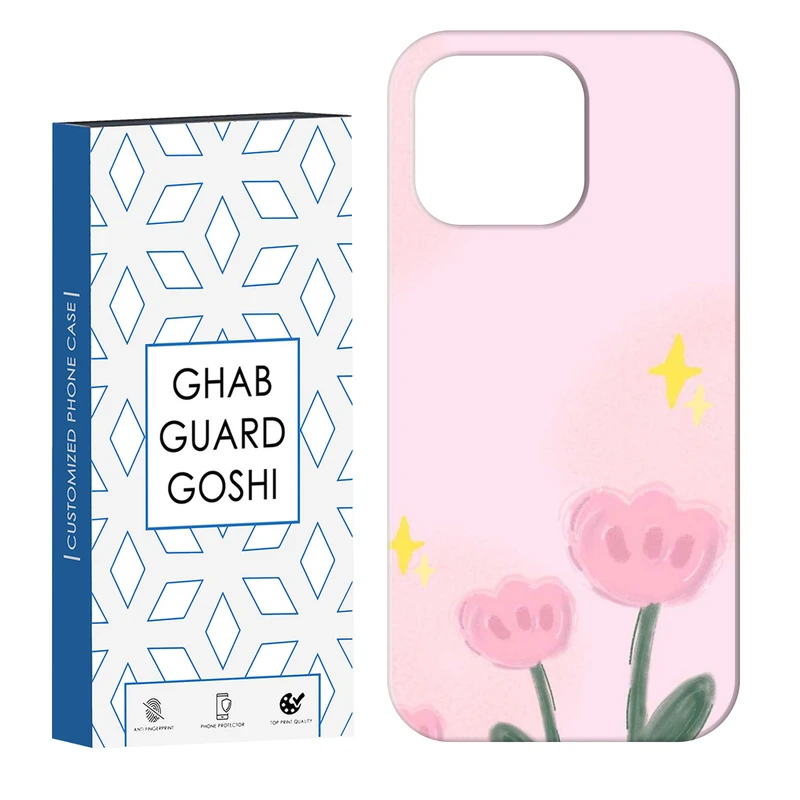 کاور قاب گارد گوشی طرح گل کد Dimo-873 مناسب برای گوشی موبایل اپل IPHONE 14 PRO   