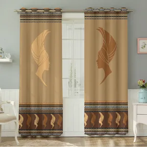 پرده نیروانا طرح سنتی مدل هازان کد 8951 سایز 140×280 سانتی متر