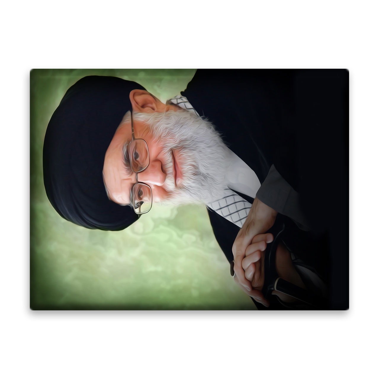 کاشی اطلس آبی  طرح سید علی خامنه ای  مدل T5292