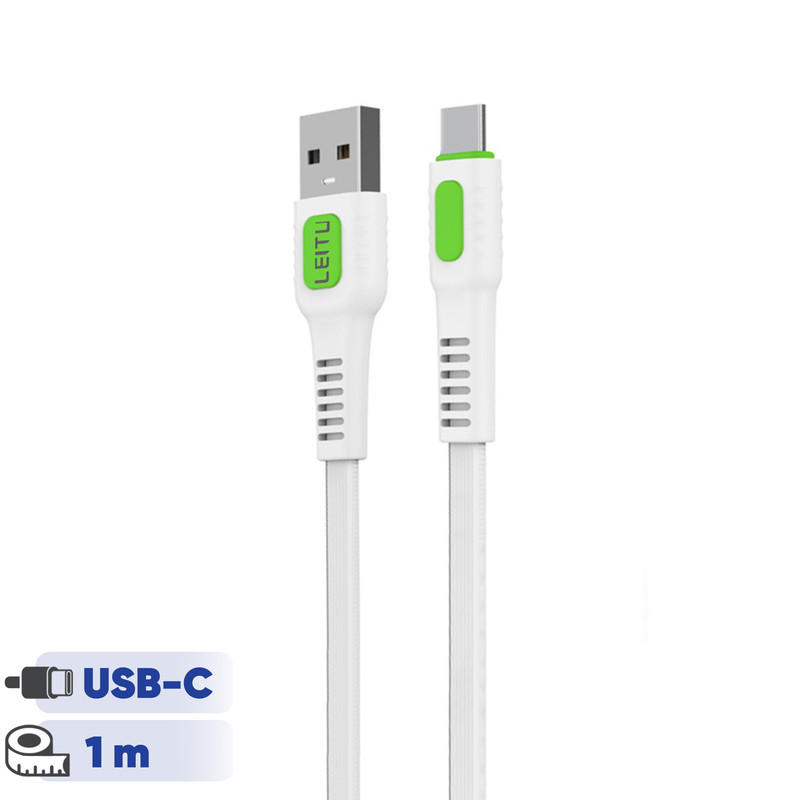 کابل تبدیل USB به USB-C لیتو مدل LD-2 طول 1 متر