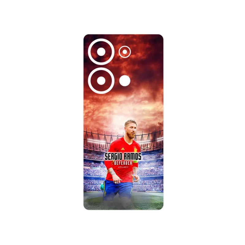 برچسب پوششی ماهوت مدل Sergio Ramos مناسب برای گوشی موبایل شیائومی Poco M6 Pro 4G