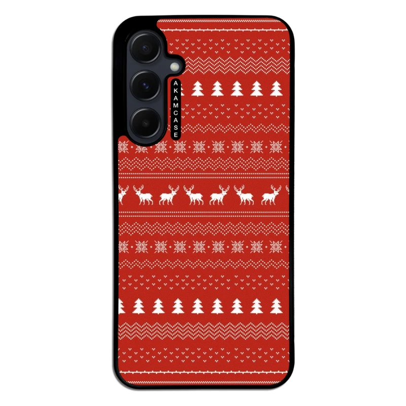 کاور آکام مدل AMC-WSGA55-CHRISTMAS-14 مناسب برای گوشی موبایل سامسونگ Galaxy A55