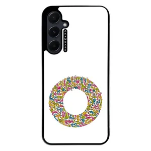 AKAM AMC-WSGA55-ALPHADOODLEBET-15 Cover For Samsung Galaxy A55