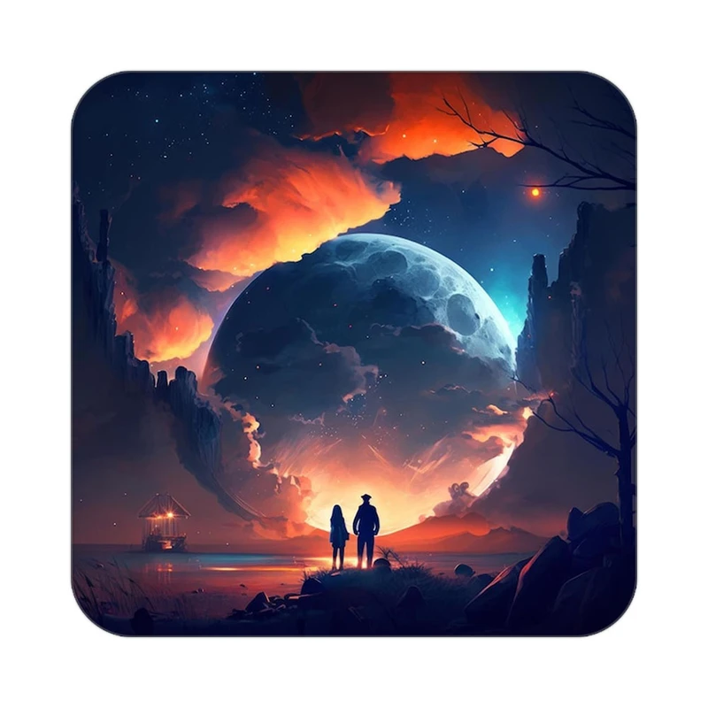 زیر لیوانی کاکتی مدل عاشقانه کد mp11467