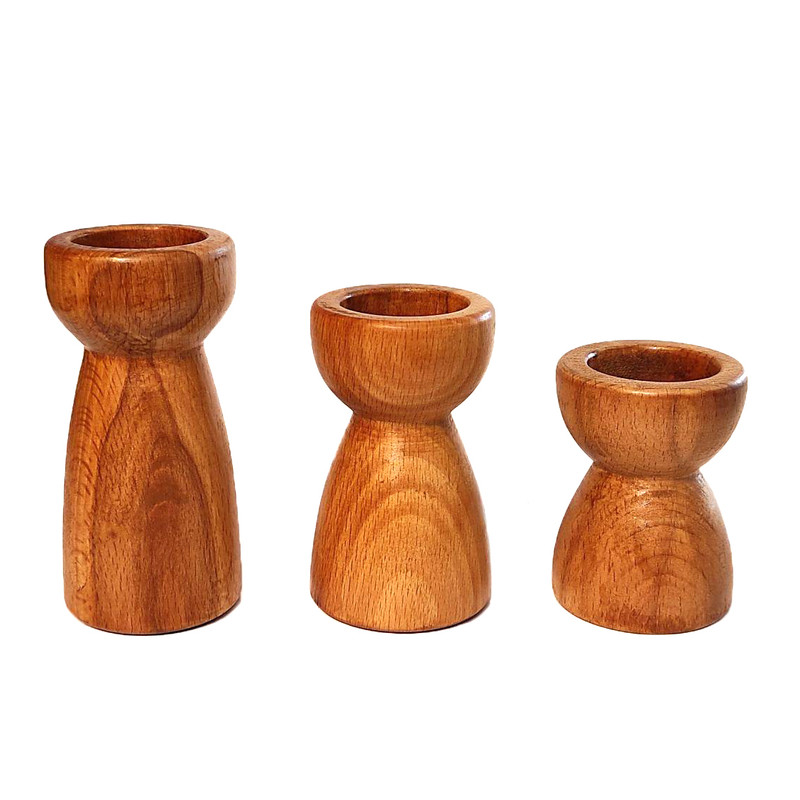 جاشمعی مدل چوبی کد SH.103 مجموعه 3 عددی