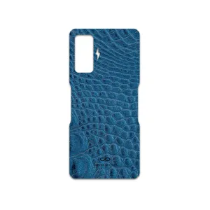 MAHOOT Blue-Crocodile-Leather Cover Sticker for Xiaomi Redmi K50 Gaming