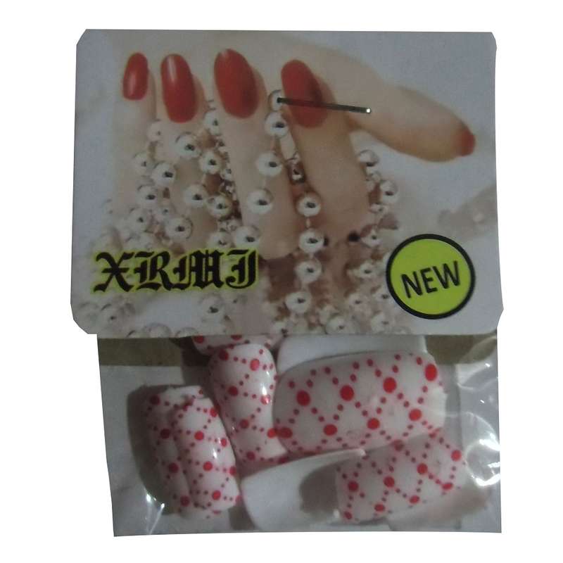 ناخن مصنوعی بچه گانه مدل x4 مجموعه 12 عددی