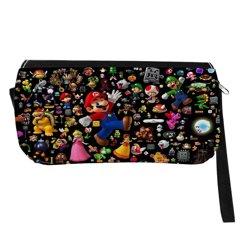 جامدادی طرح دنیای سوپرماریو مدل دو زیپ کد 225