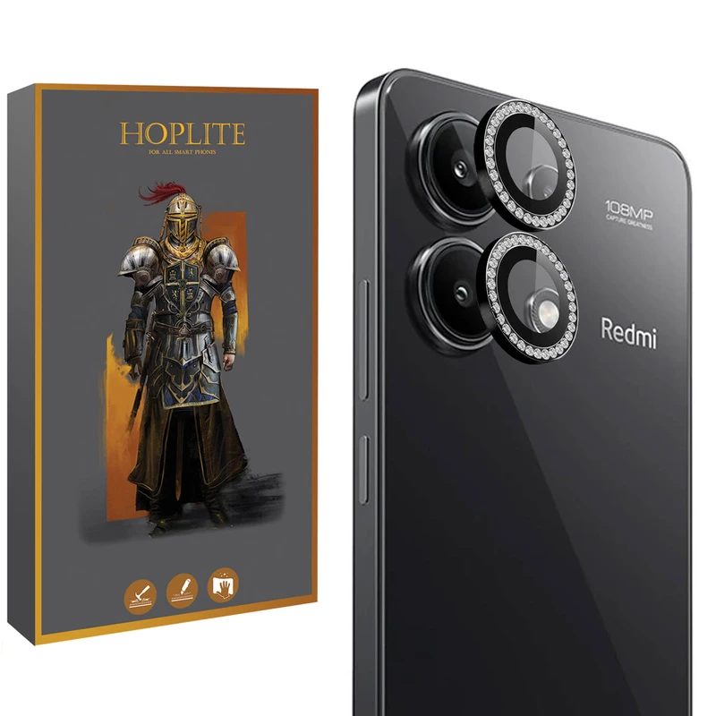 محافظ لنز دوربین رینگی هاپلایت مدل Diamond Protector HL مناسب برای گوشی موبایل شیائومی Redmi Note 13 4G