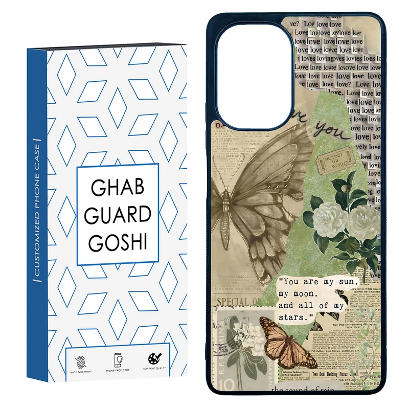 کاور قاب گارد گوشی طرح پروانه کد TPU-162 مناسب برای گوشی موبایل شیائومی Poco F5 / Redmi Note 12 Turbo