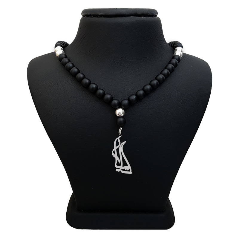 گردنبند نقره مردانه ترمه ۱ مدل کامیار کد ma 1598