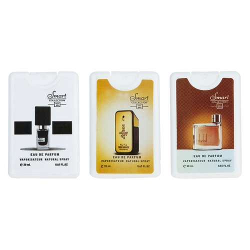 عطر جیبی مردانه اسمارت کالکشن مدل بلک افغان وان میلیون دانهیل حجم 20 میلی لیتر بسته 3 عددی