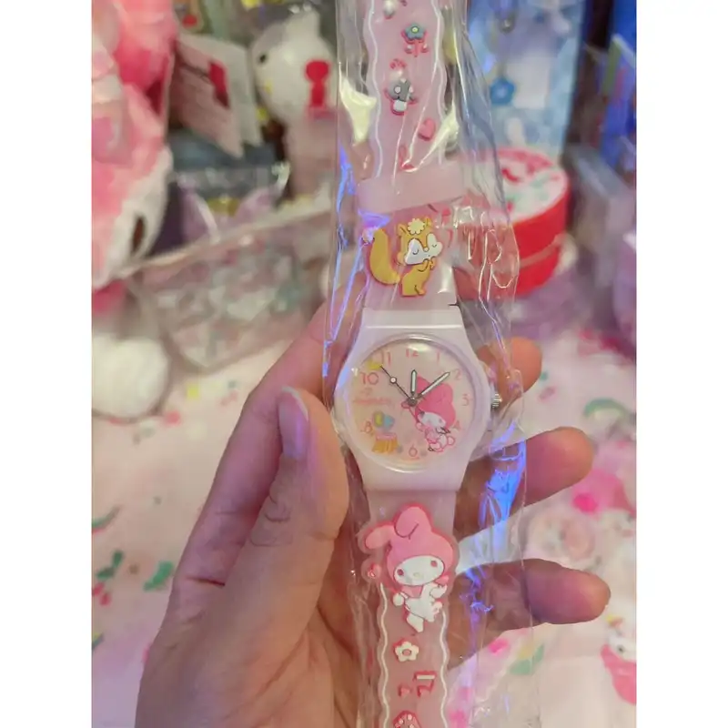 ساعت مچی عقربه ای بچگانه مدل بند سیلیکونی ضد حساسیت طرح خرگوش