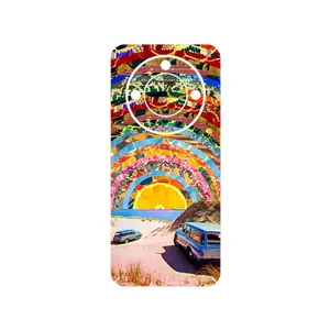 MAHOOT Collage of Orange Sky Cover Sticker for Honor X9c Smart