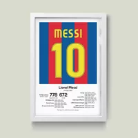 تابلو مدل مسی Leo Messi کد m2495-w