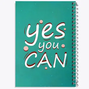 دفتر بولت ژورنال 50 برگ خندالو طرح Yes You Can کد 10046