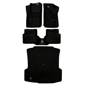 کفپوش سه بعدی خودرو لاستیک گیلان کد 1086 مناسب برای برلیانس330 به همراه کفپوش صندوق