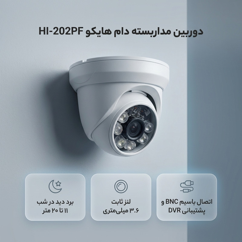دوربین مداربسته هایکو مدل HI-202