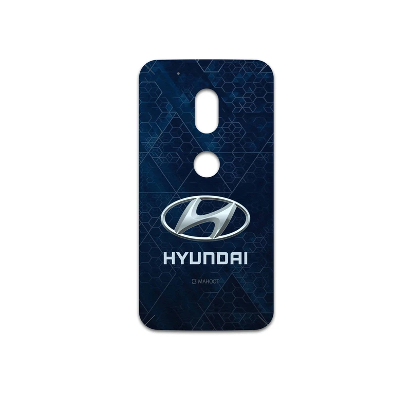 برچسب پوششی ماهوت مدل Hyundai-Logo مناسب برای گوشی موبایل موتورولا Moto G4 Play