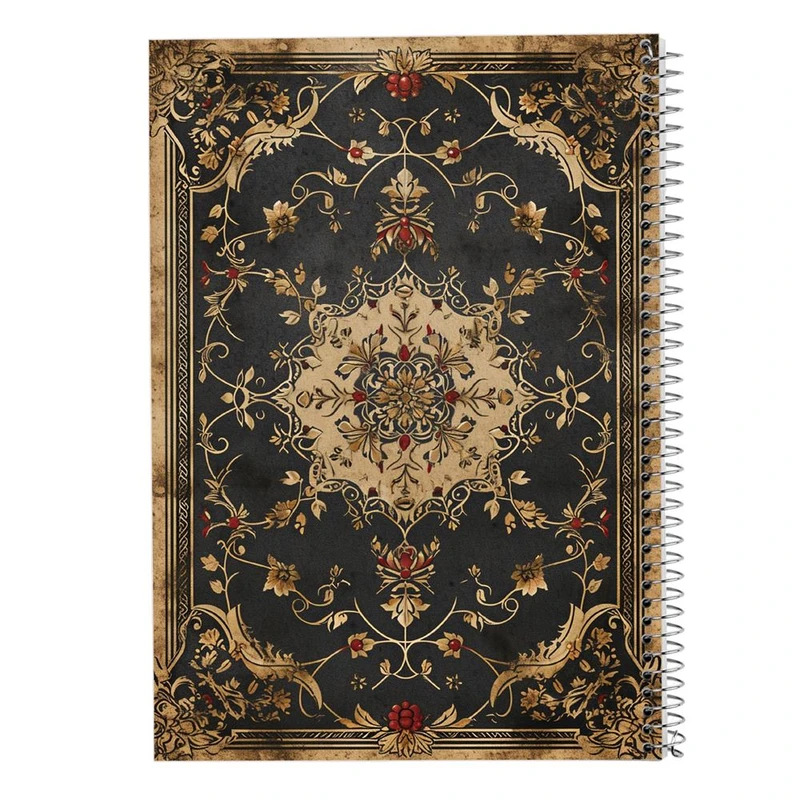 دفتر ژورنال نویسی 50 برگ مدوپد مدل نقطه ای طرح فرش کد DF17440