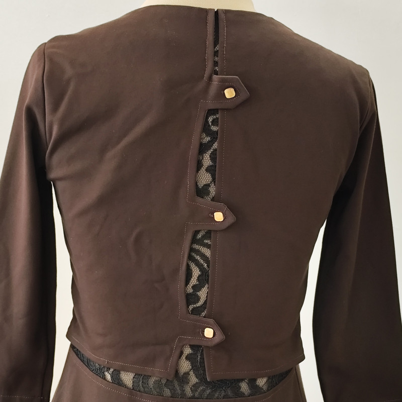 پیراهن زنانه مدل توری زیپ دار