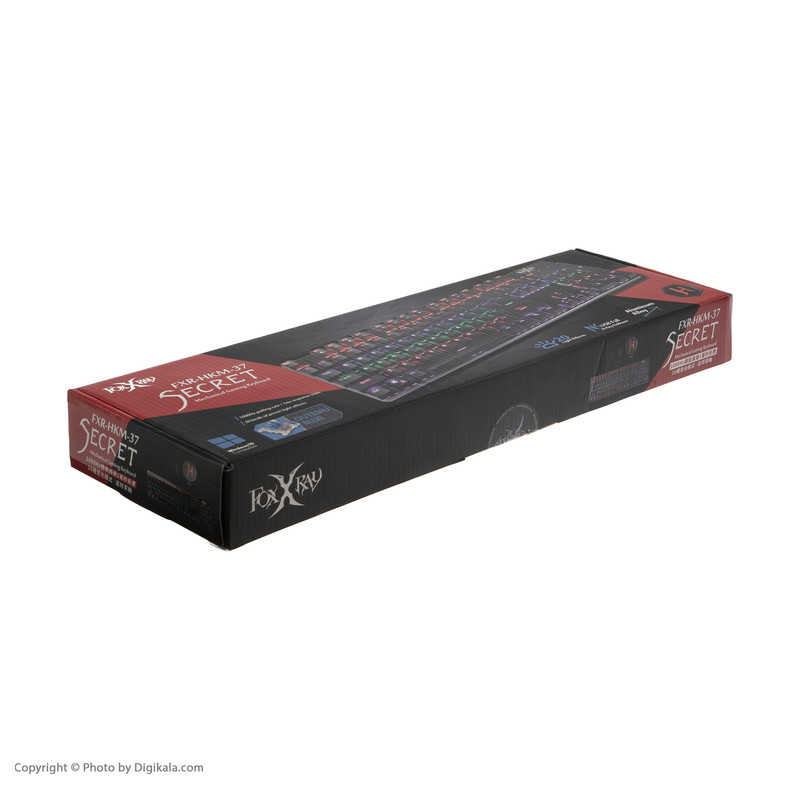 کیبورد مخصوص بازی فاکس ری مدل FXR-HKM-37 1