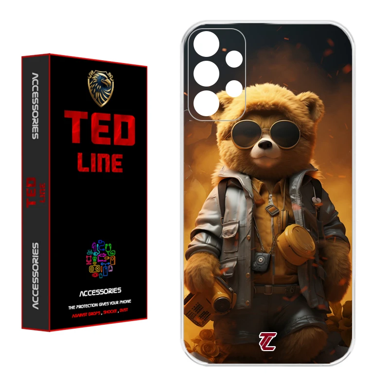 کاور تد لاین طرح خرس جنگی کد 1103 مناسب برای گوشی موبایل سامسونگ Galaxy A73