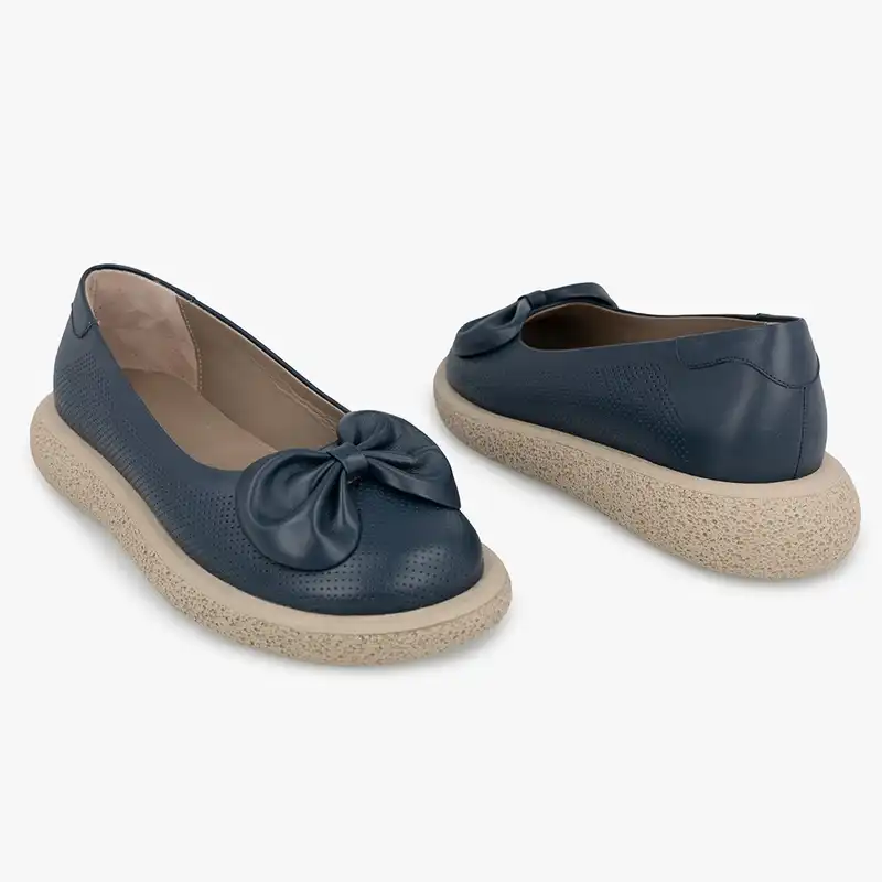 کفش روزمره زنانه برتونیکس مدل H-1532 رنگ سرمه ای