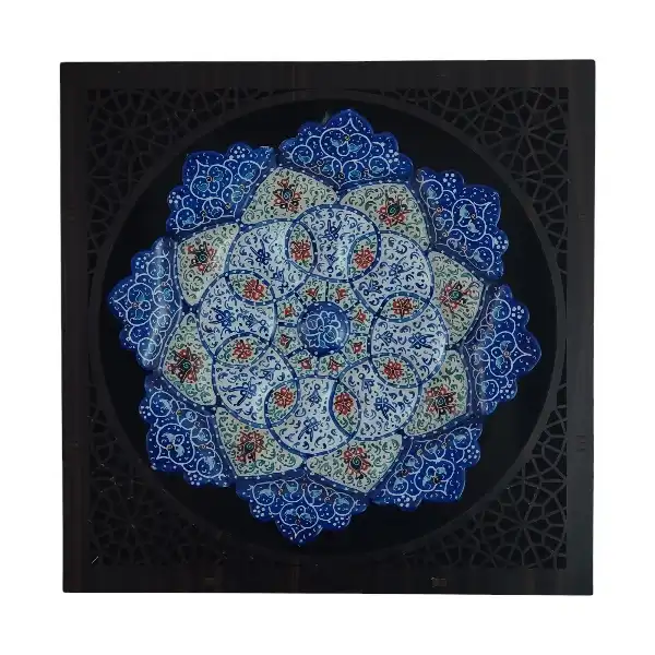 بشقاب میناکاری کد B1032