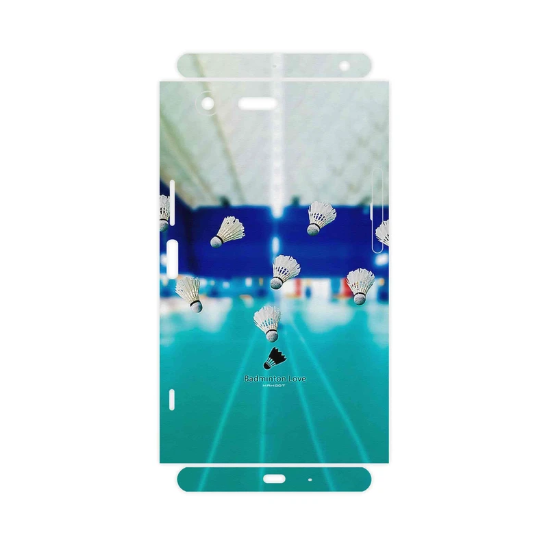 برچسب پوششی ماهوت مدل Badminton-FullSkin مناسب برای گوشی موبایل سونی Xperia XZ Premium