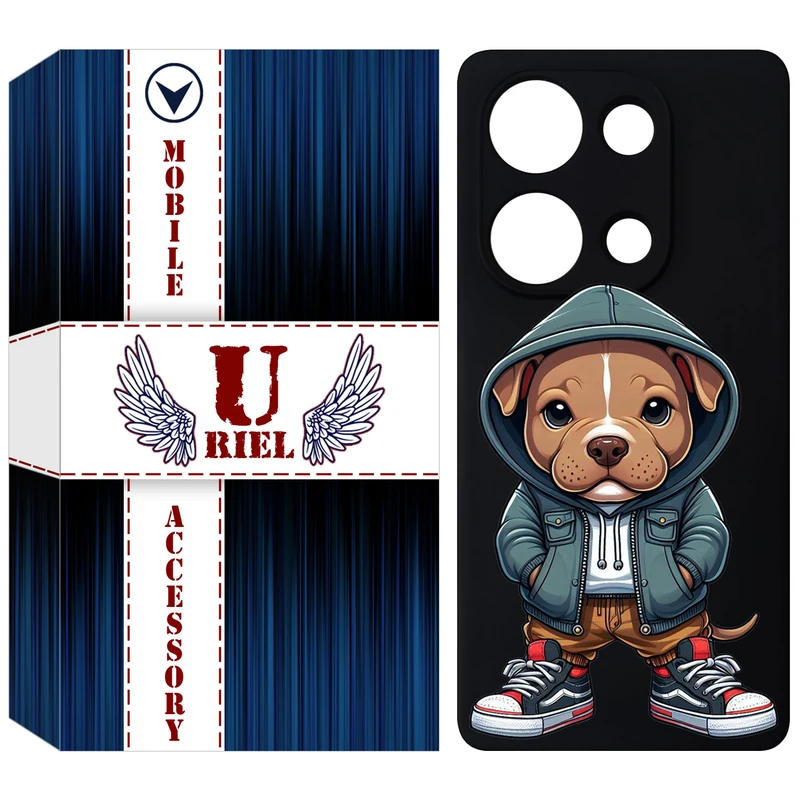 کاور یوریل مدل KSH کد 66 طرح سگ مناسب برای گوشی موبایل شیائومی Redmi Note 13 Pro 4G / Poco M6 Pro 4G