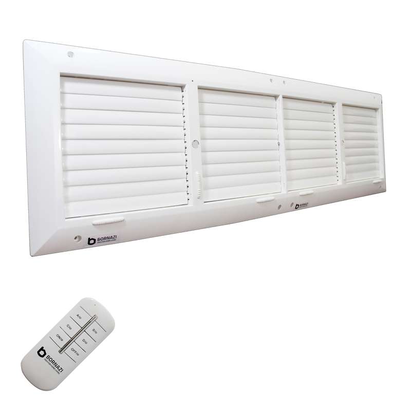 دریچه کانال کولر مدل 90x20 به همراه ر یموت 