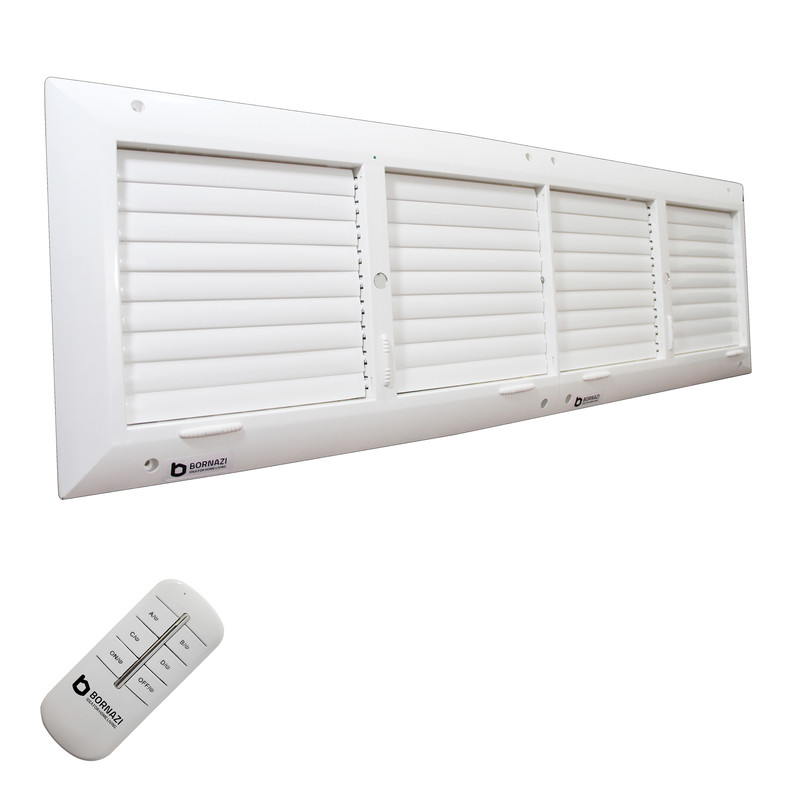 دریچه کانال کولر مدل 90x20 به همراه ر یموت 