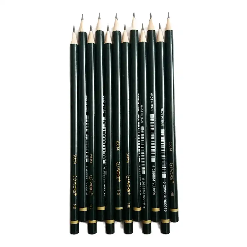 مداد مشکی ووک مدل 20014 بسته 12 عددی