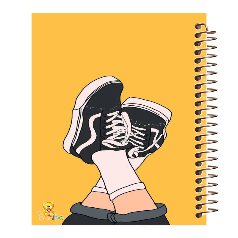 دفتر نقاشی 50 برگ بانیبو مدل کفش  کد 2364