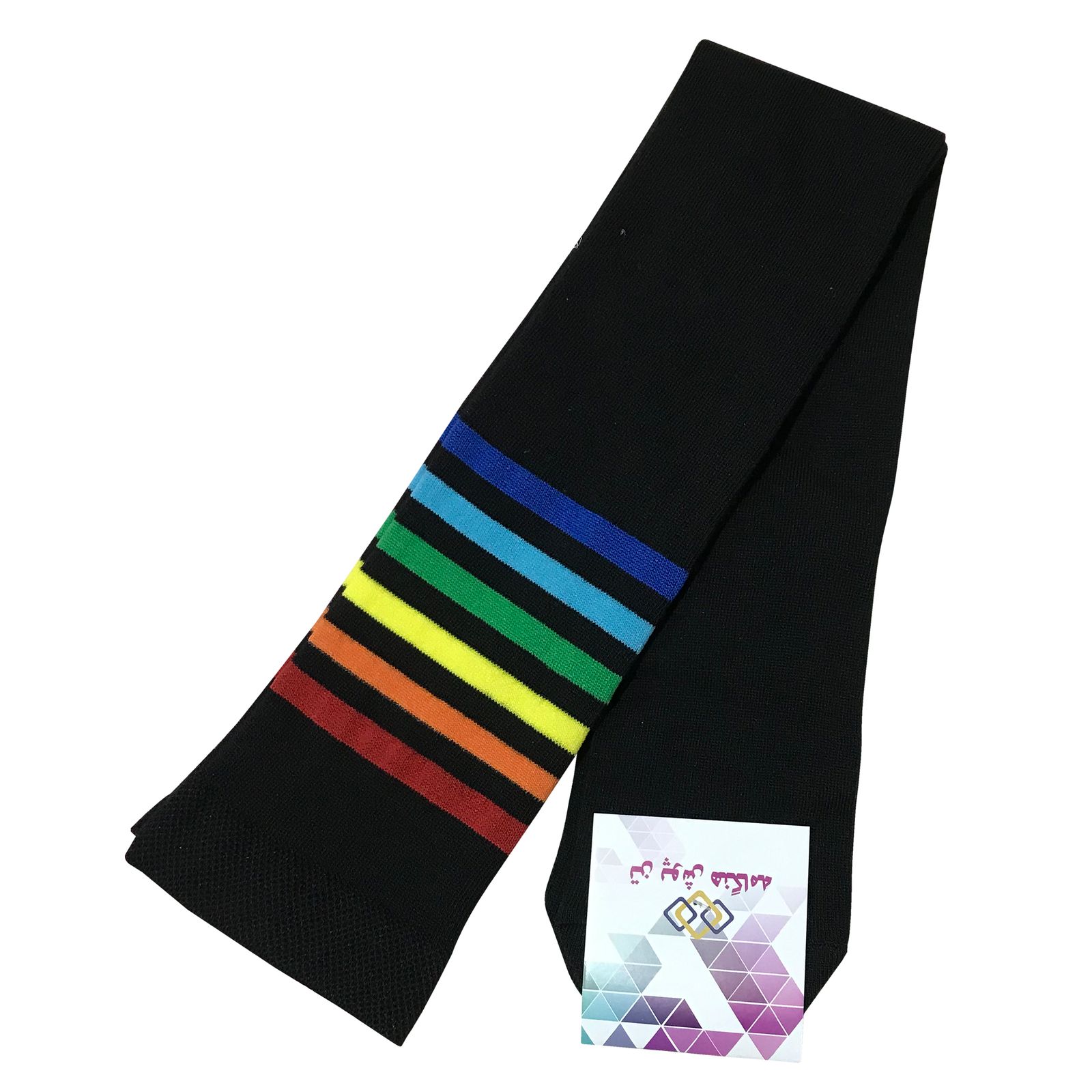 جوراب زنانه تن پوش هنگامه مدل رینگی رنگی کد B-0111 -  - 2