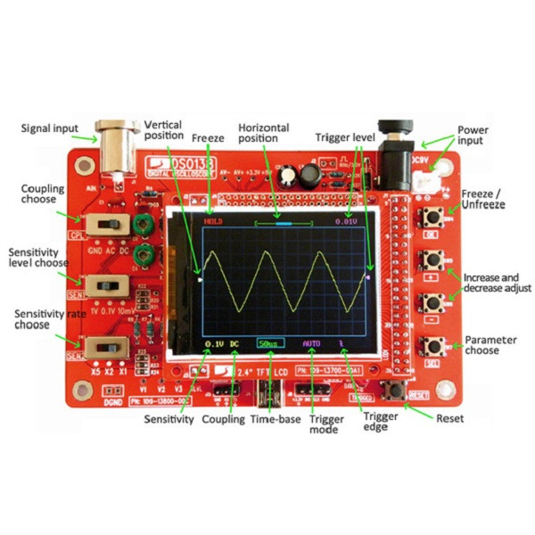 برد اسیلوسکوپ مدل DSO-138