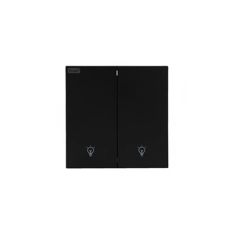 عکس شماره 5 : کلید هوشمند تویا مدل دو پل هوشمند طرح پیانویی