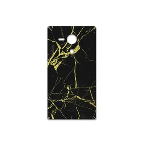 MAHOOT Graphite-Gold-Marble Cover Sticker for Sony Xperia SP
