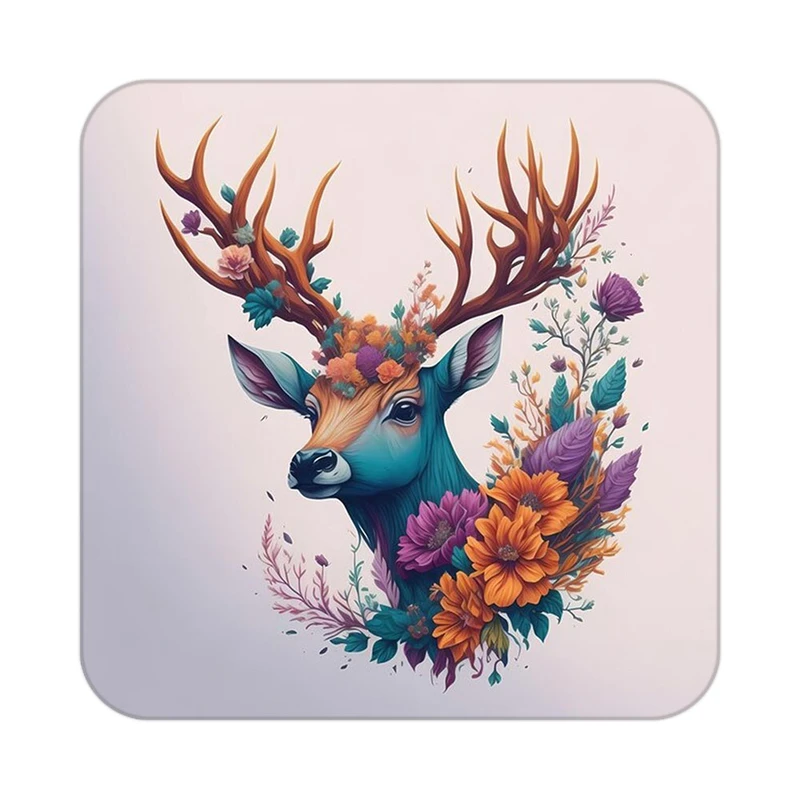 زیر لیوانی کاکتی طرح حیوانات رنگی مدل mp26993