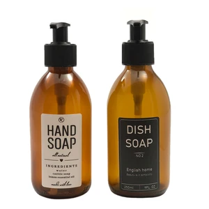 مخزن مایع ظرفشویی و دستشویی مدل gh608 مجموعه 2 عددی