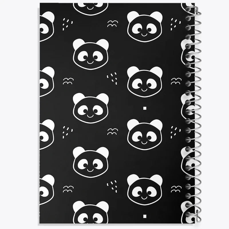 دفتر ژورنال نویسی 50 برگ خندالو مدل نقطه ای طرح پاندا کد N433