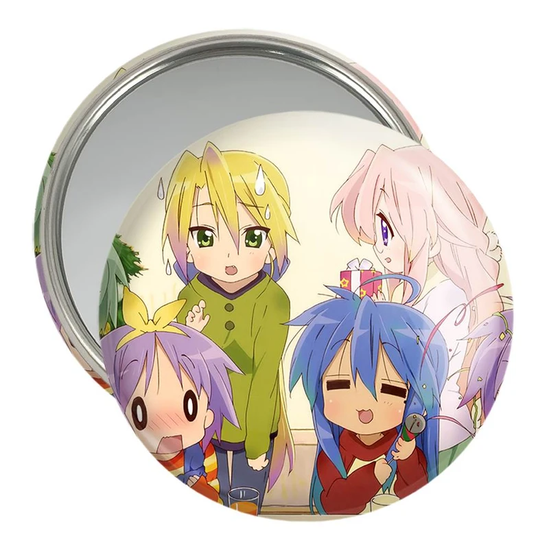 آینه جیبی خندالو مدل انیمه ستاره خوش شانس کد 23606