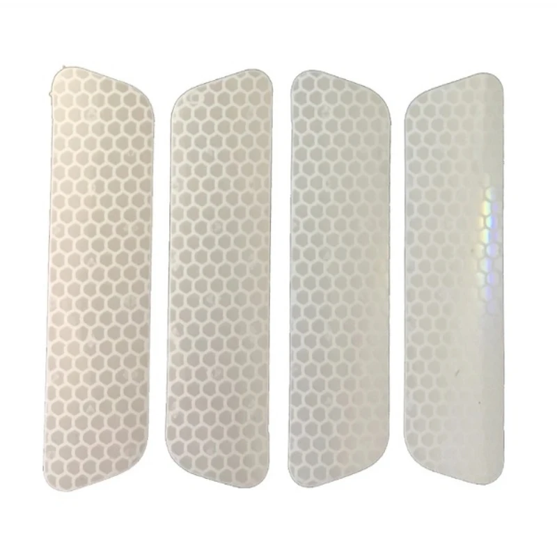 برچسب شبرنگ هشدار باز بودن درب خودرو بیسما مدل WHE بسته 4 عددی