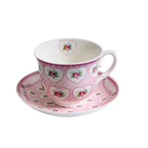 سرویس چای خوری 12 پارچه طرح قلبی کد 3300