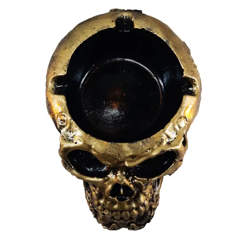 زیرسیگاری مدل اسکلت Golden Shadow