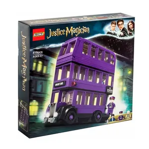ساختنی 419 قطعه آلوما مدل هری پاتر Knight Bus مدل 11342